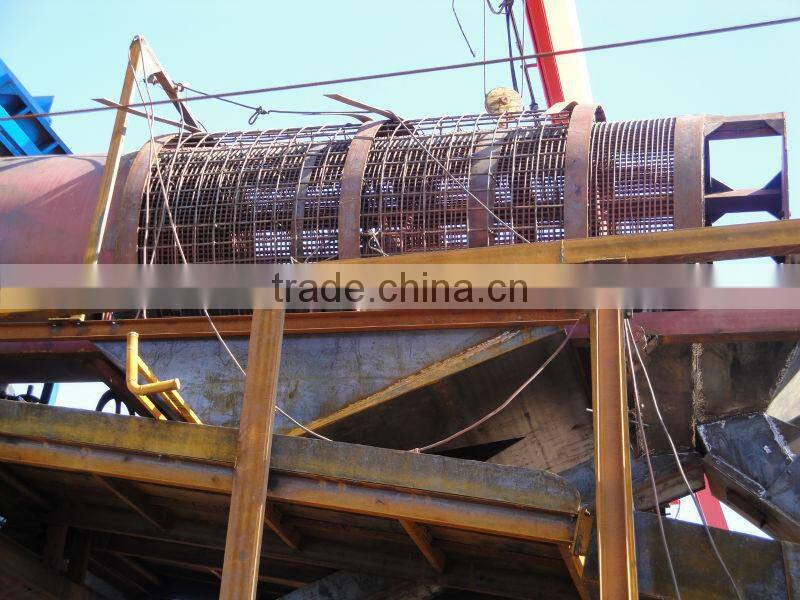 YLC-100 bucket chain gold dredger for mining gold