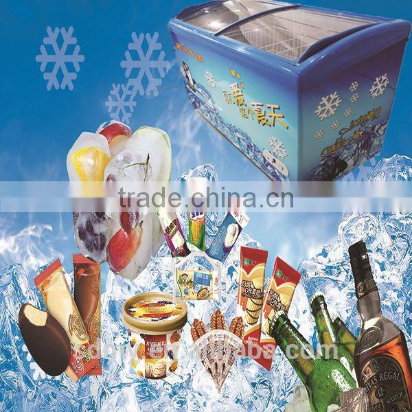 Dairy display-series Ice porridge display-series /commercial freezer /Horizontal test the daity counter