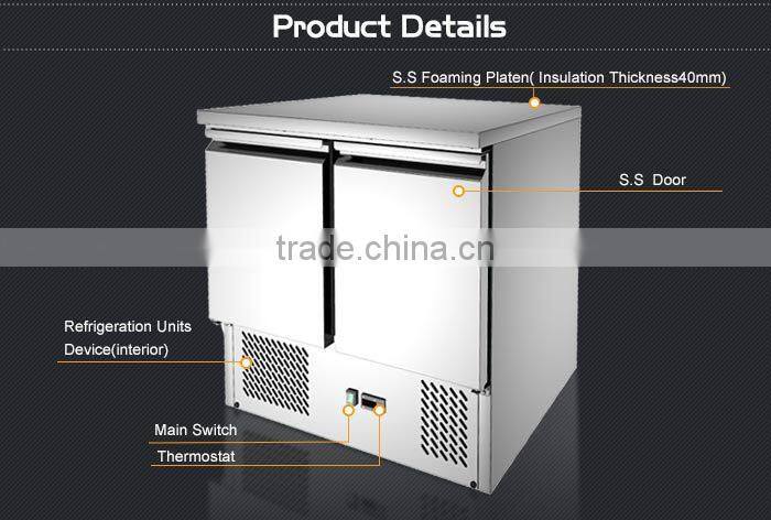 Commercial Used Refrigerator Counter/Bench Top Refrigerator/Desk Refrigerator(INEO is professional on commercial kitchen project