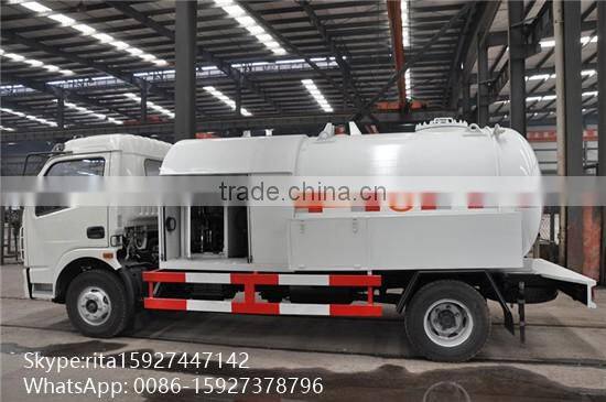 Factory Supply LPG Filling Truck 5m3 LPG Bowser Truck