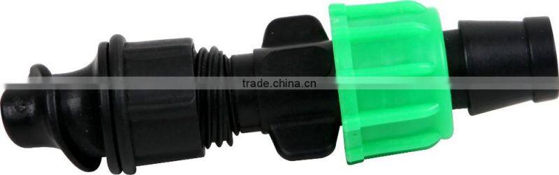 Agriculture Irrigation Plastic Drip Tape Fitting Lock Coupling