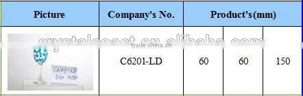 swirl stemware hand painted fancy drinking glass;drinking hand blown crystal glass