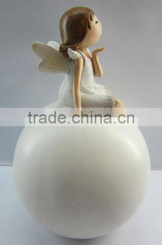 Colorful resin angel sculptures for sale