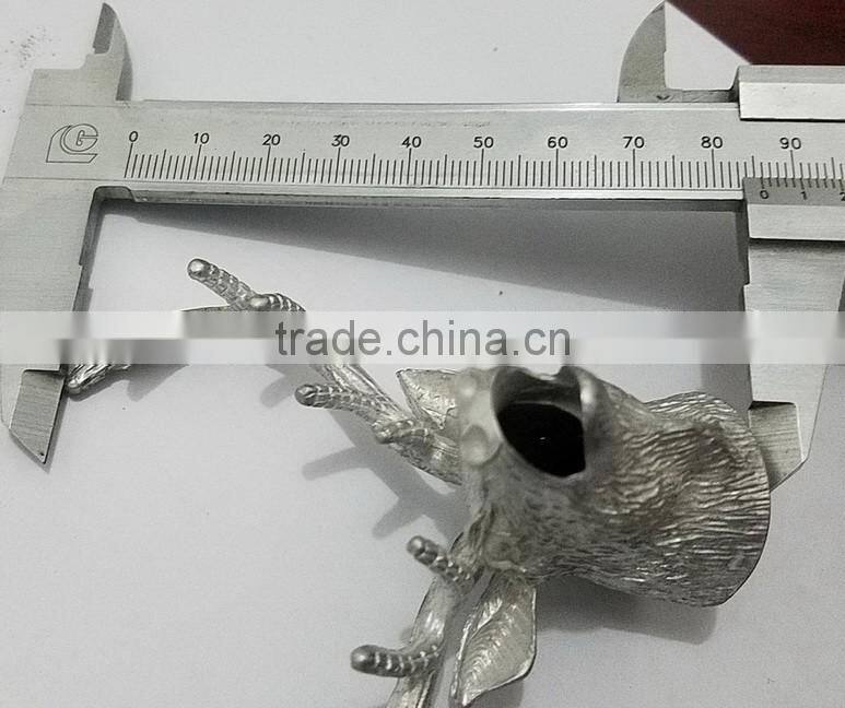 3D small size metal alloy deer head arts,reindeer part