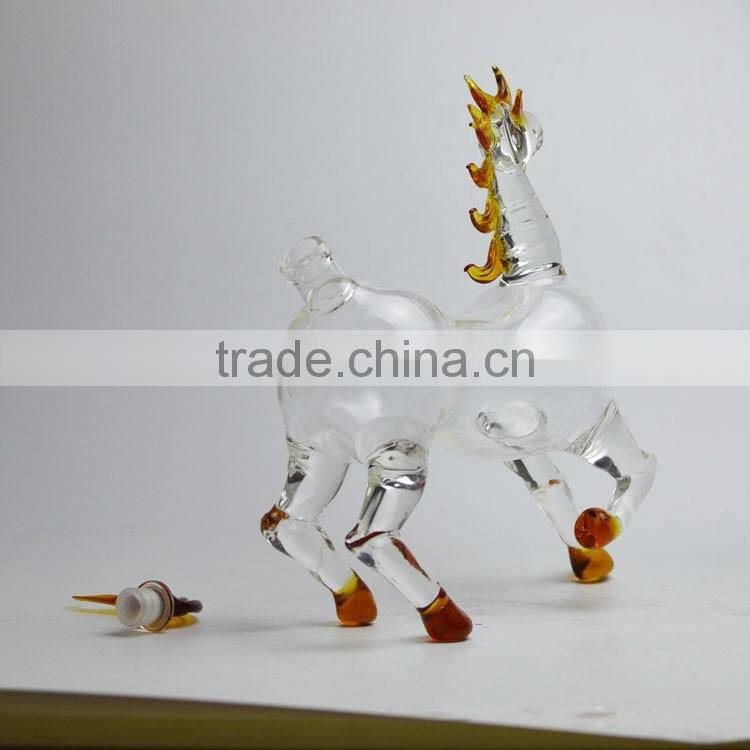 annimal shaped decorative crystal bottle for liquor