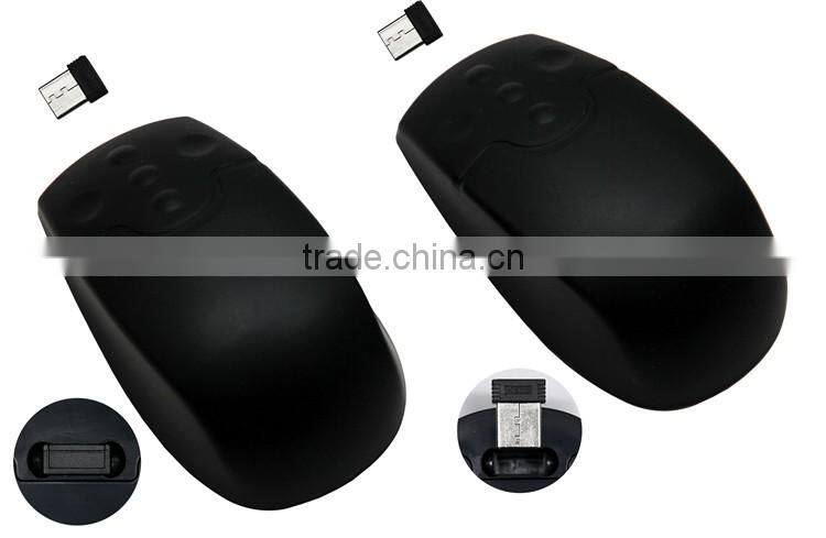 JH-036 waterproof Wireless Laser Mouse Mini USB receiver Silicone Mouse