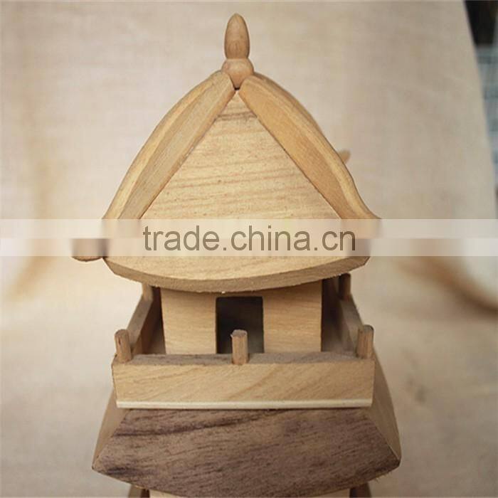 Unfinished tower wood house toy kids wood toys modular houses wood toys for sale