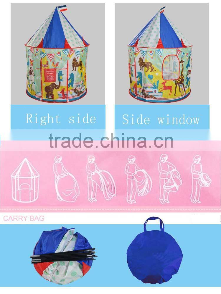 Pop up castle tent kids' playhouse boys play castle