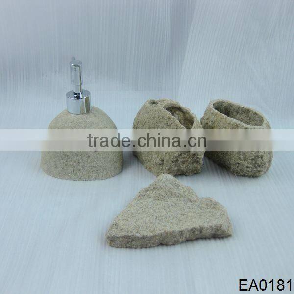 EA0037 natural sandstone bathroom accessories for hotel