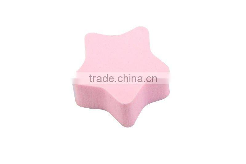 Non Buffed latex sponge NR sponge with Star shape