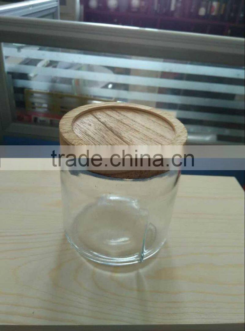 Antique color high quality wholesale wooden cover for glass bottle