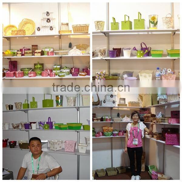 half willow material small wicker empty gift basket