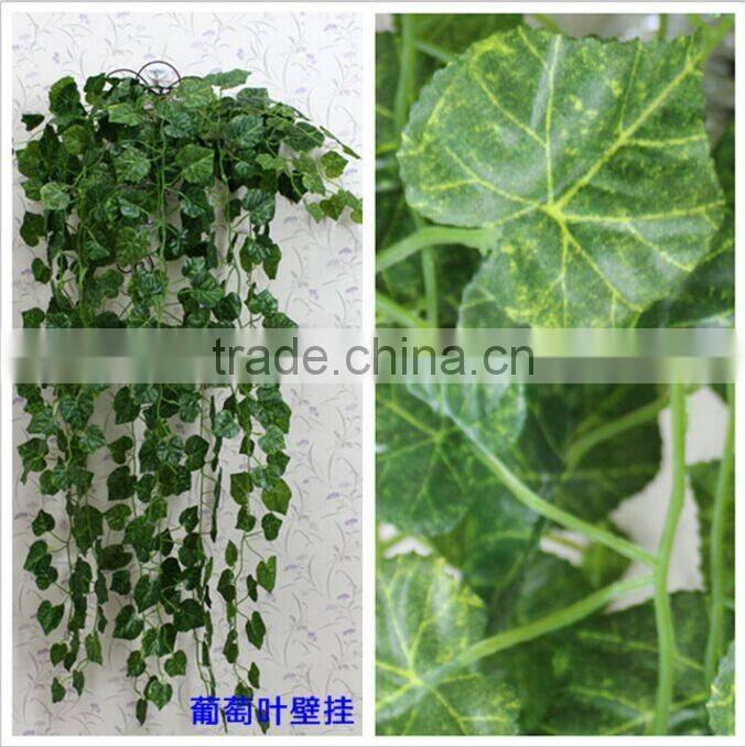 silk hanging vines for decoration,popular interior hanging plastic vines