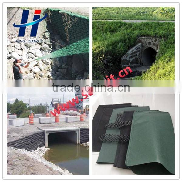 long fiber polyester geotextile bag for river slope protection