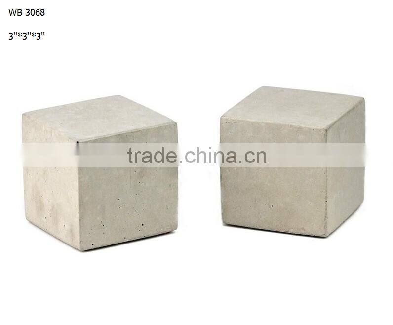 Home Office Accessories house shape Concrete building model Bookend