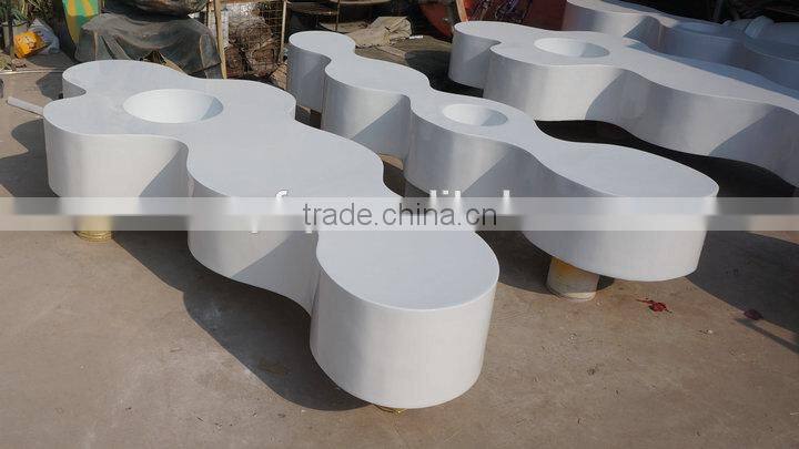 Giant frp leisure white chair