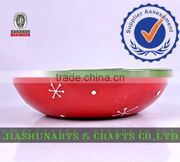 Snowman Ceramic Christmas Plate