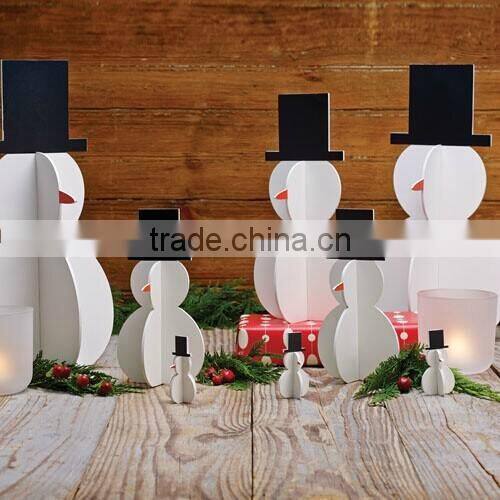 Eco-friendly Unfinished xmas Small Wood Crafts Wooden Decorated