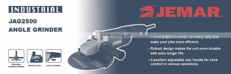 JAG2500 2500W 230mm Electric angle grinder, 230mm angle grinder