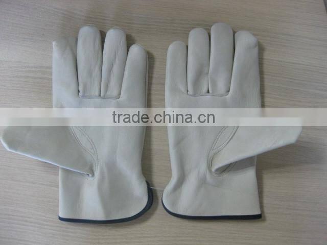 DDSAFETY Cow Grain Driver Gloves Without lining