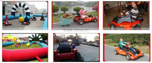 Electric Kids Adult Pedal Racing GO kart With Twin Seat