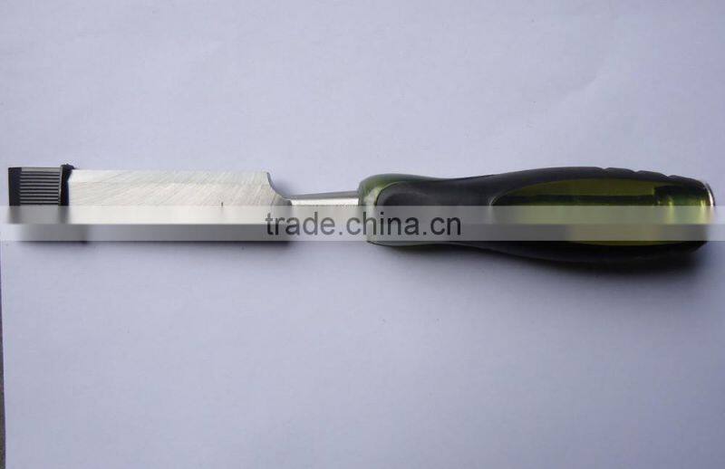 Wood craft hand tool , Wood chisel with Transparent plastic handle