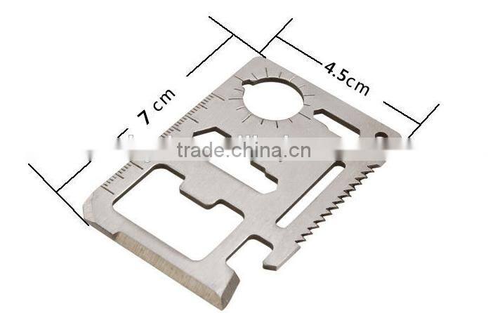 Hot useful outdoor camping knife card tool camping knife stainless steel