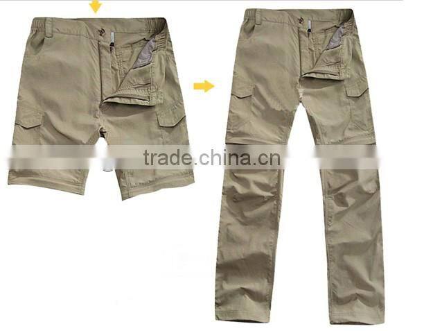 Fashionable Men's Detachable Quick-dry Pants