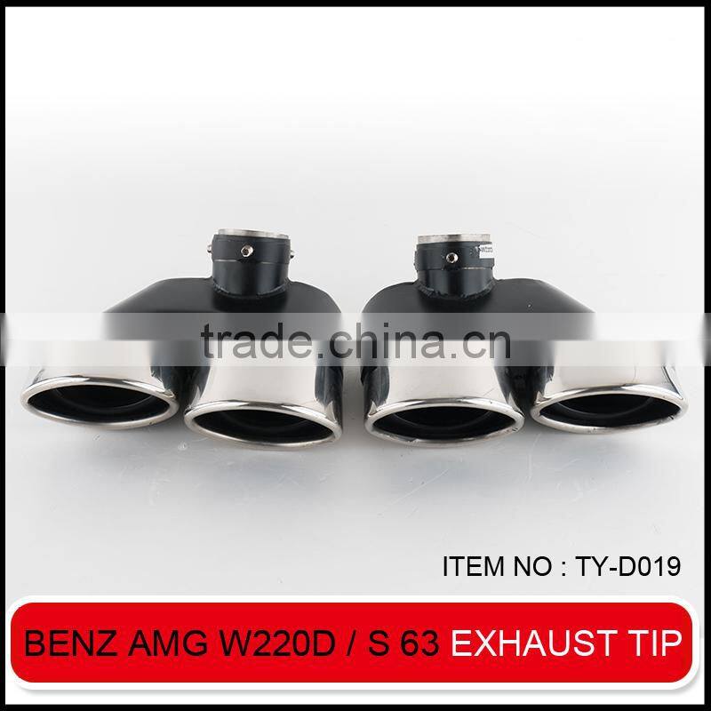 automobile exhaust tip for ben z s63 w220d