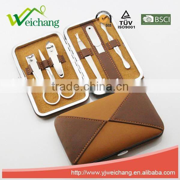 WCJ930 Travel Manicure Pedicure Grooming Kit Set of 6 Stainless steel- Made in China