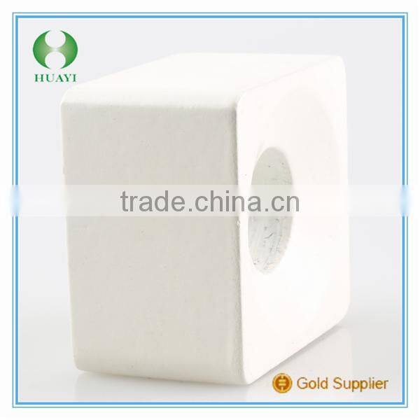 wholesale frost color perfume glass bottle and wooden lid 100ML