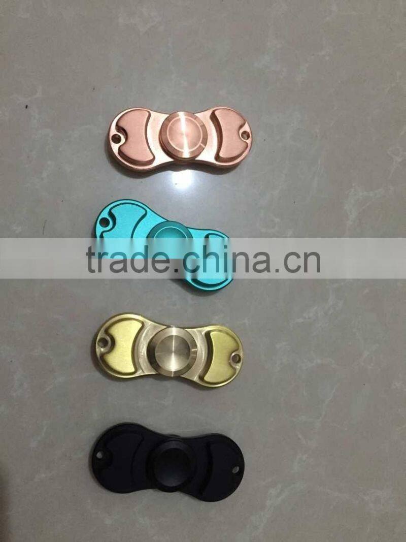 UCHOME 2017 New EDC Toys Hand Spinner Fingertips Spiral Fingers Gyro Torqbar Brass Toys Copper Brass