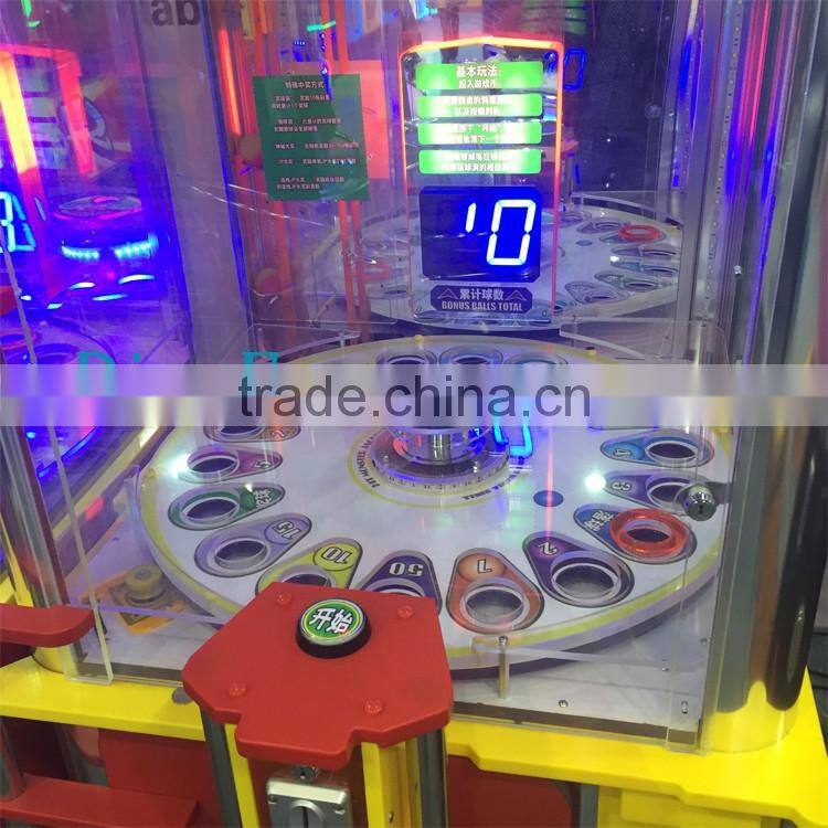 happy Jump ball vending machine Magic Ticket Monster Drop redemption ticket coin operated game machine