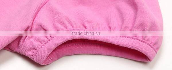 Applique short sleeve 95% cotton 5% spandex girls polo shirts