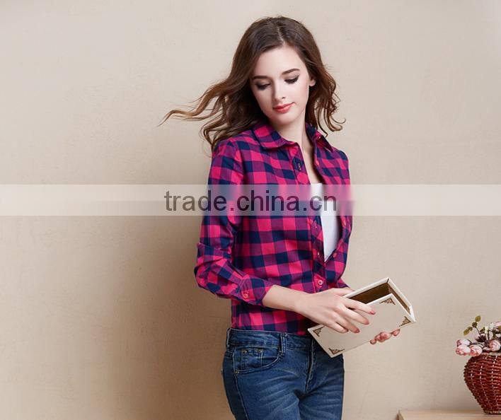 Hot cotton women shirt slim fit WMST09