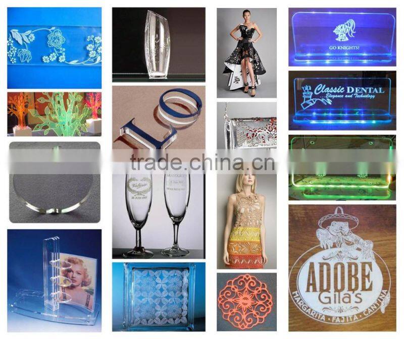 MC 1390 glass bottle / ceramic tiles laser engraving machine price