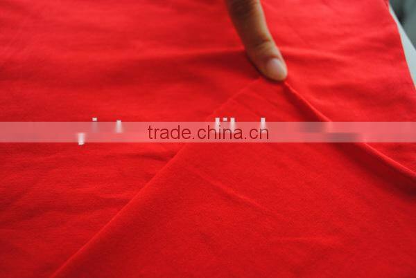 2015 knitted 97% cotton 3%spandex fabric for garment