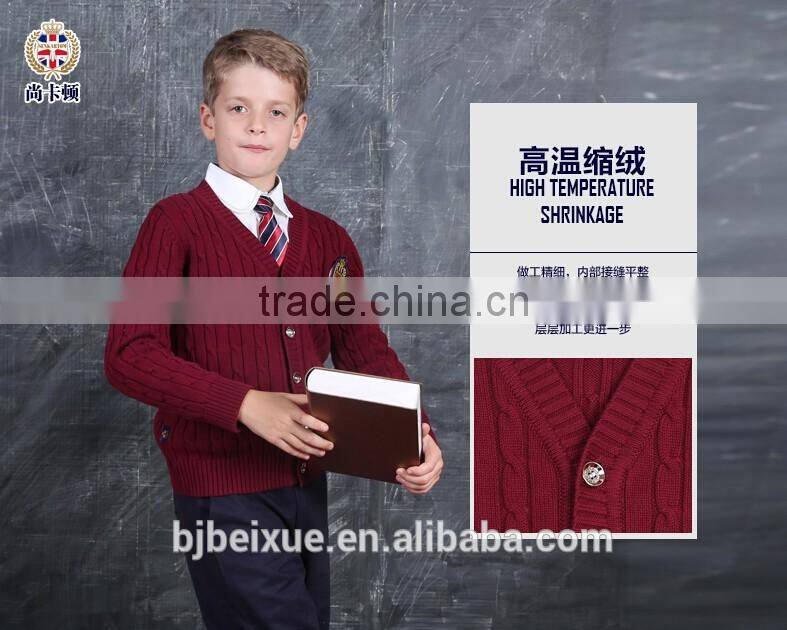 2016 High quality all grades England school uniform new patterns design school girl costume