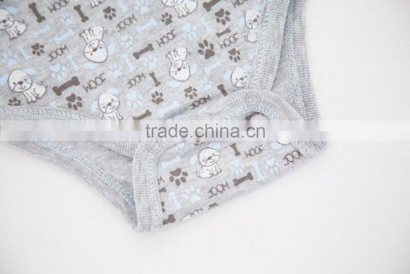 Best Sale Newborn Clothes Sleeveless 100% Cotton Baby Rompers For Boy