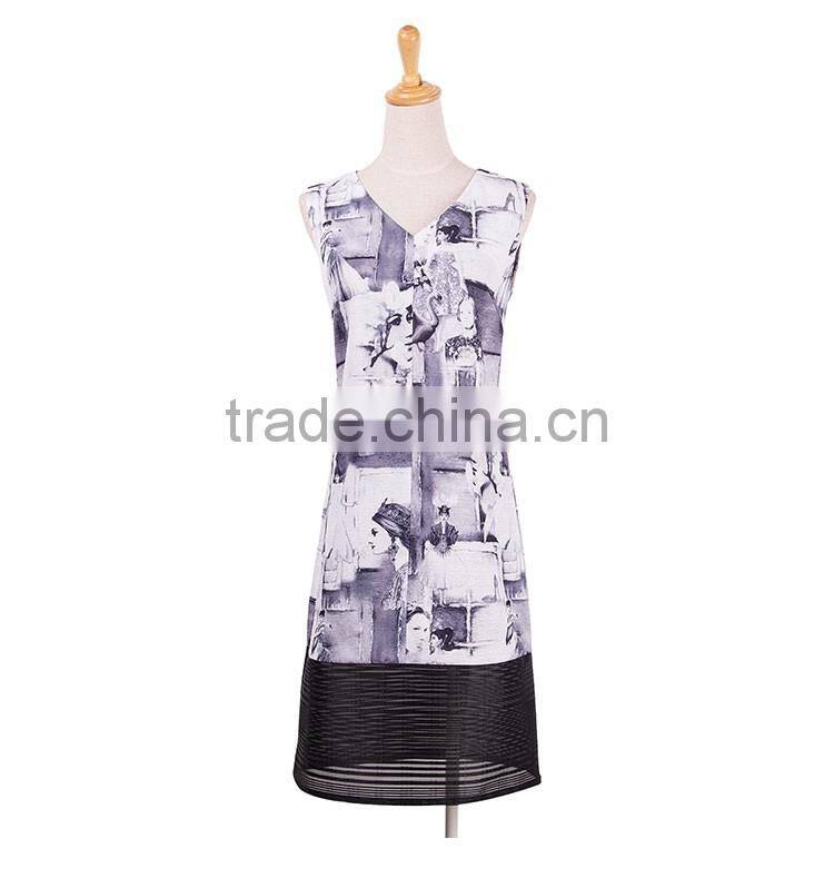 Maxnegio new product plus size printed vintage summer dresses