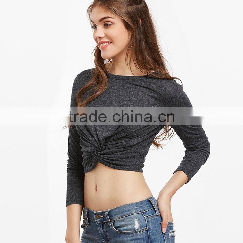 MAXNEGIO clothing women sports long sleeve casual top