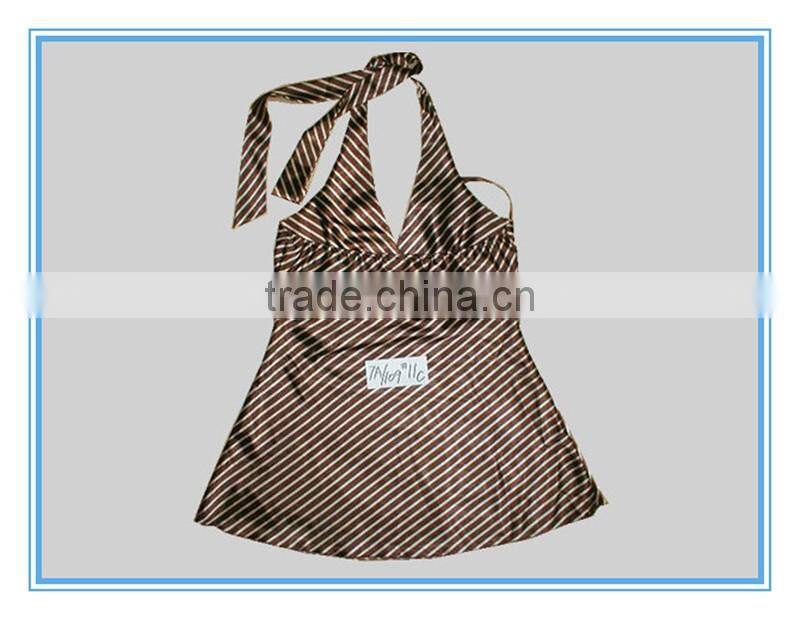 Stripe High Fashion Women Sexy Popular Latest Vest