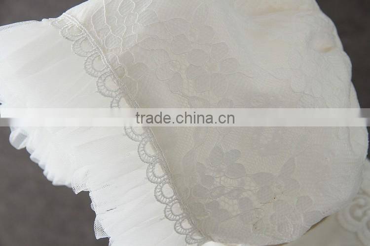 New Child Vietnam 0-2 Years old Baby Dress Model Newborn Baby birthday party Dress Flower white Girl Fluffy Dresses For Wedding