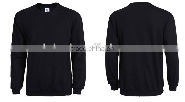 High quality 100% Cotton solid crewneck Sweatshirt blank sweatshirt wholesale made in Jiangxi
