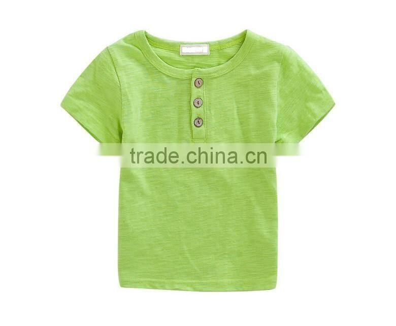 wholesale fashion kids clothes girls o-neck t-shirt for summer