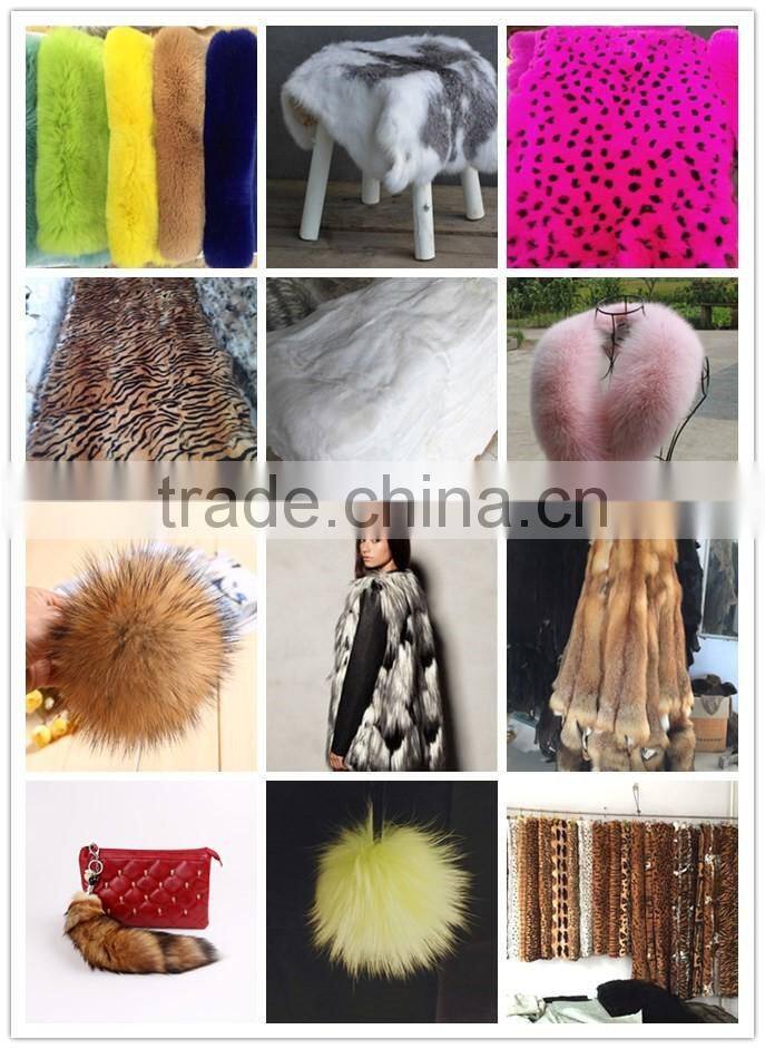 Dyed colour fur manufacturers selling customized dyeing rex rabbit fur skin
