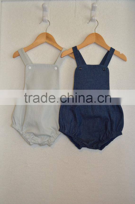 100% linen sleeveless summer baby clothes romper baby romper
