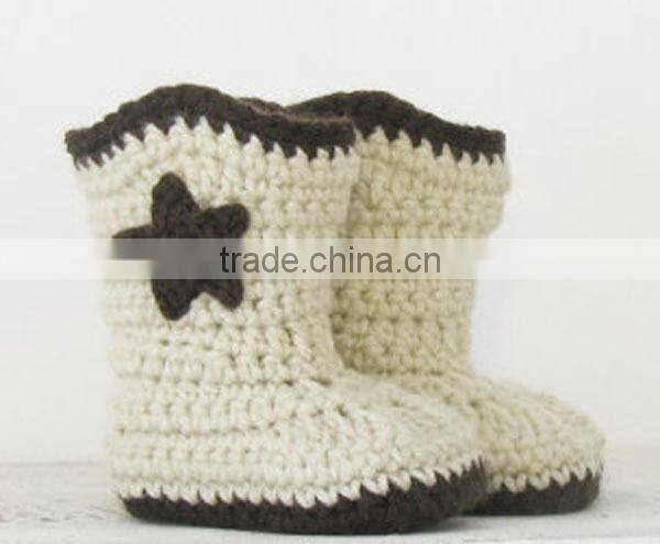 most popular hand crochet free knitting pattern baby shoes