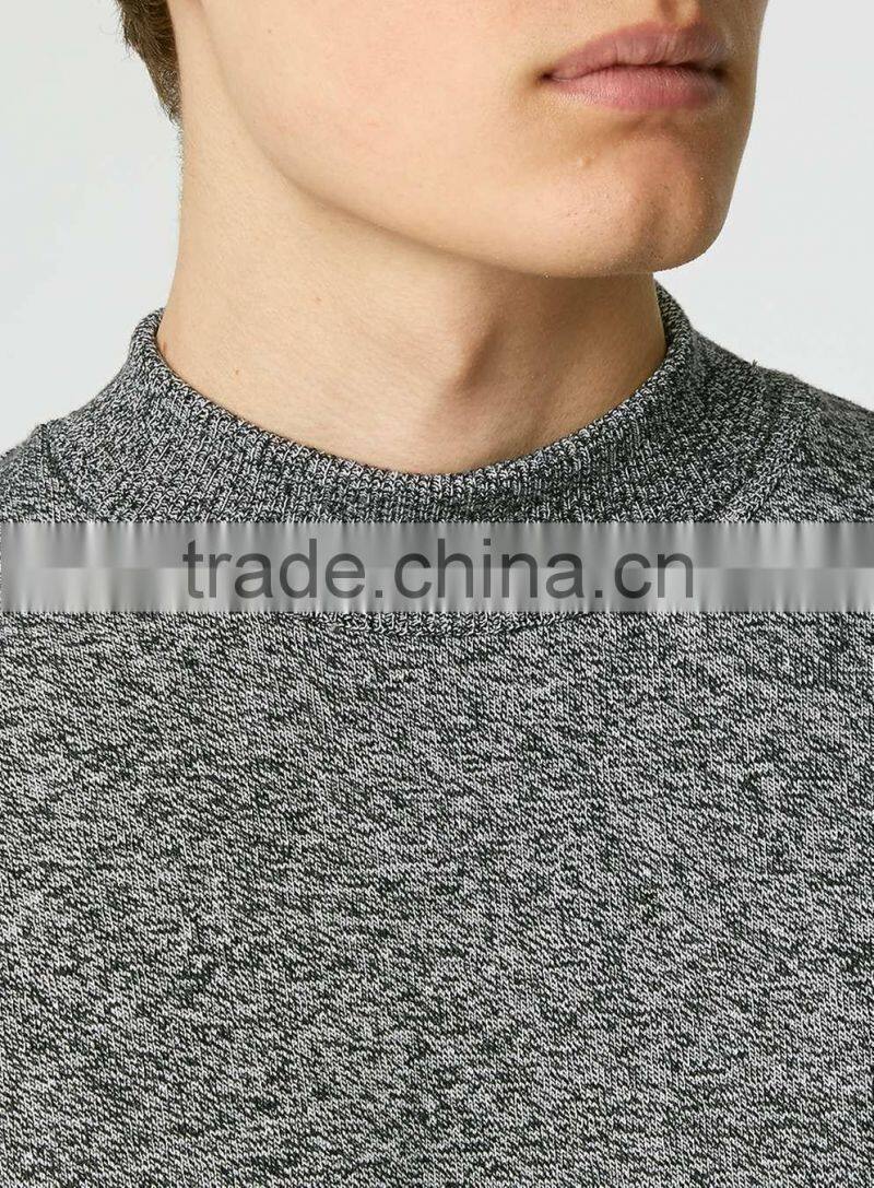 100%Cotton long sleeve roll neck jumper fashion soft touch men jumper 2016