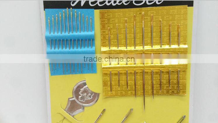 27pcs embroidey needle in paper card
